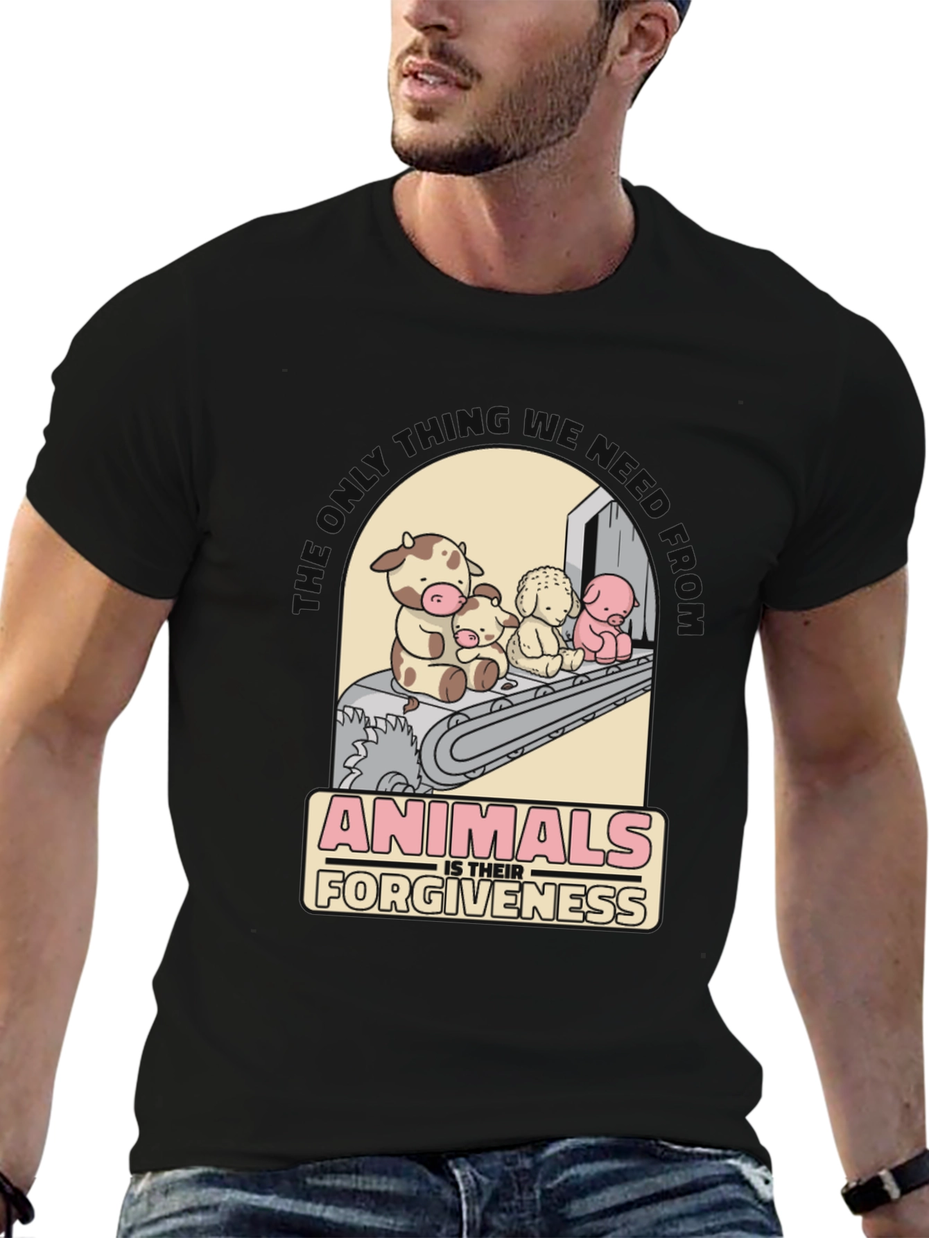 Animals is Their Forgiveness Graphic T-Shirt