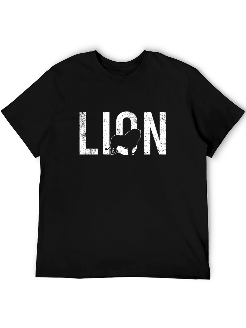 Lion Graphic Print T-Shirt