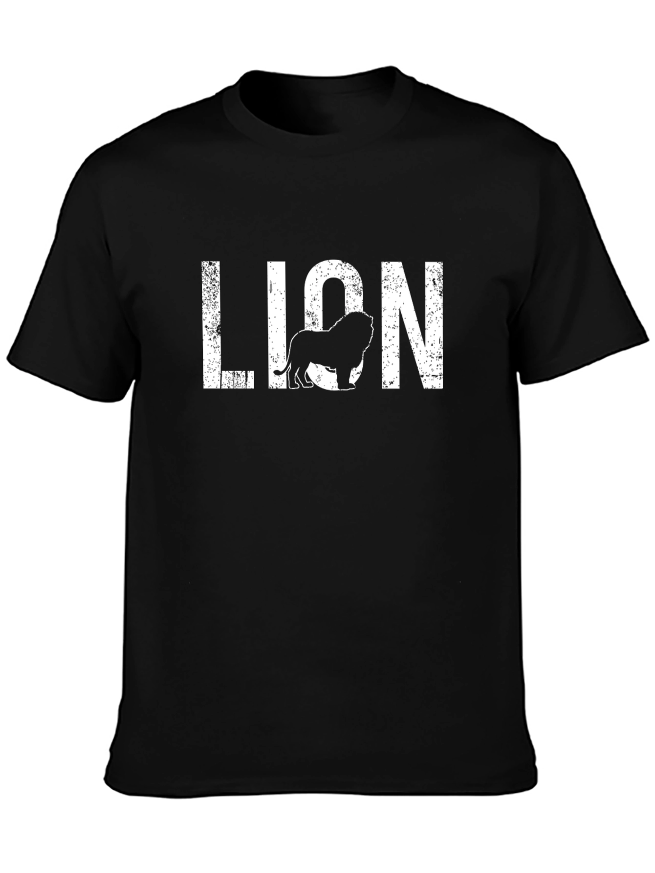 Lion Graphic Print T-Shirt