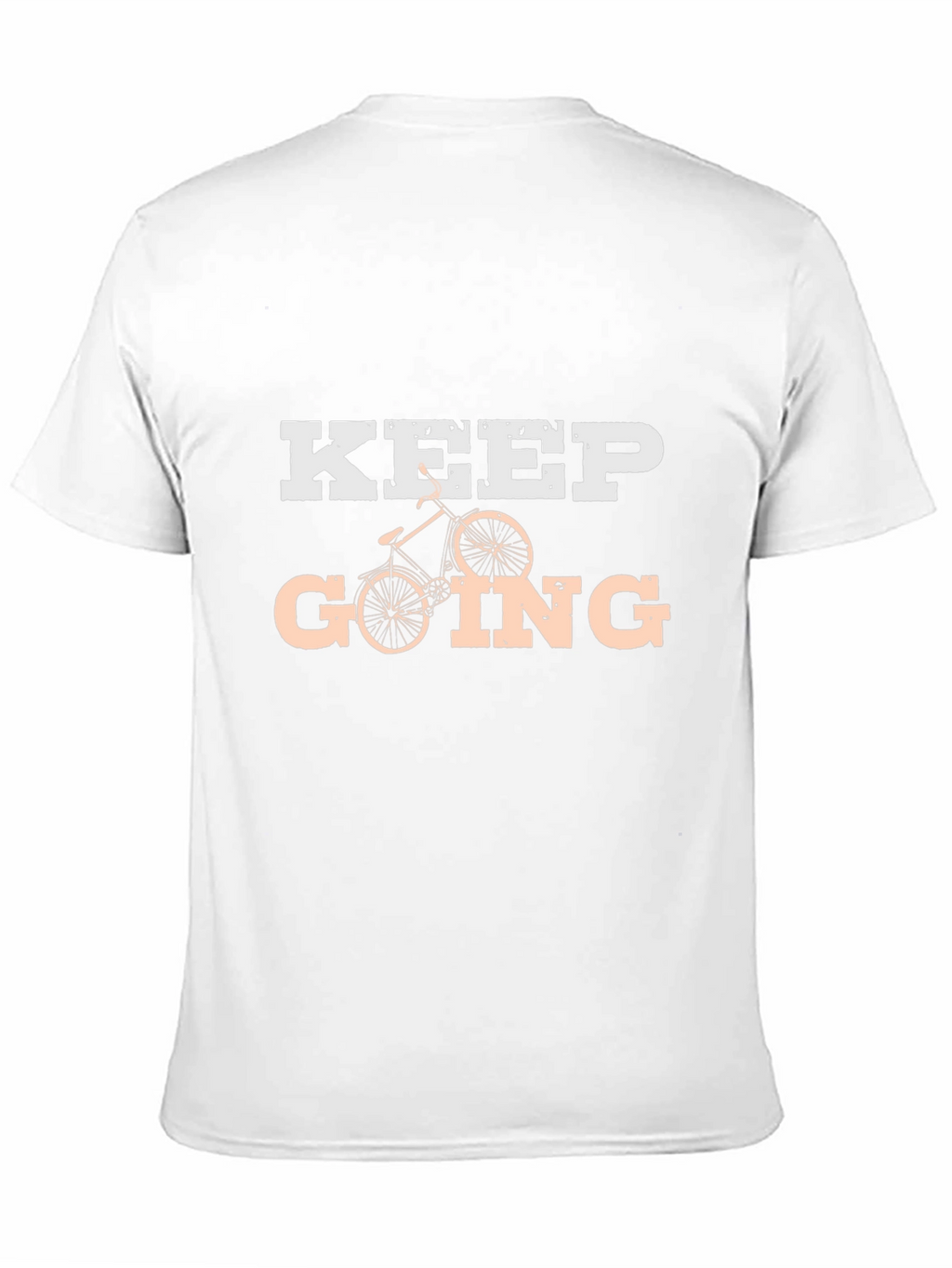 Keep Going Bike T-Shirt - Black Graphic Tee
