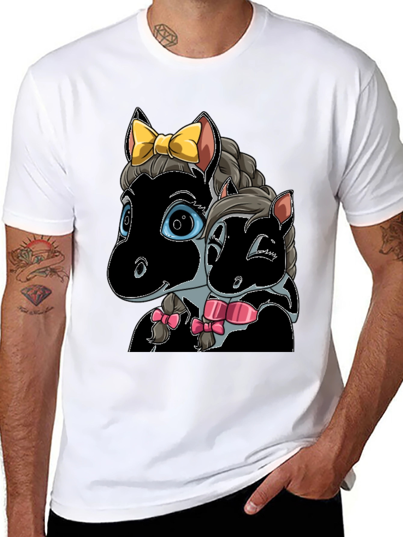 Cartoon Horse T-Shirt: Cute Animal Graphic Tee