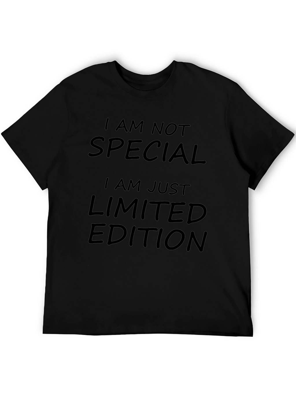 Limited Edition Graphic Tee - Black Crew Neck