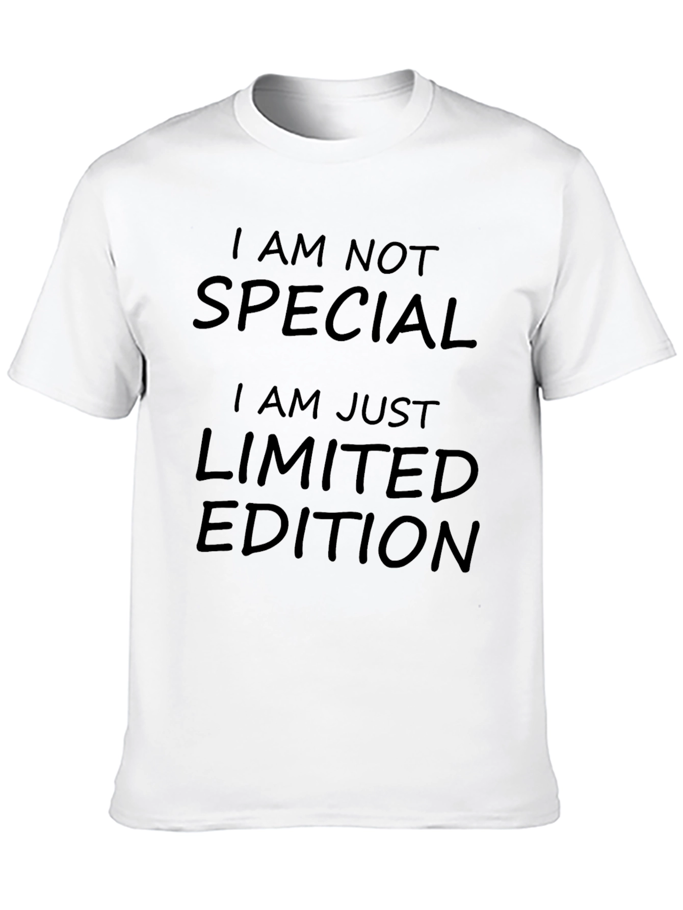 Limited Edition Graphic Tee - Black Crew Neck