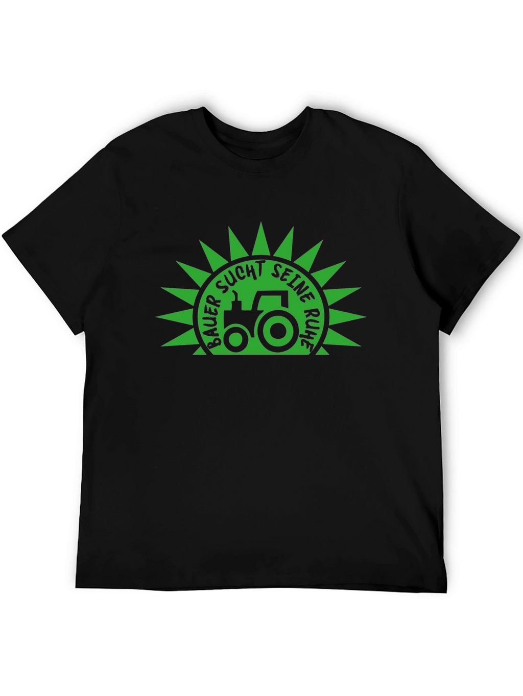 Farmer Seeks Peace Black T-Shirt