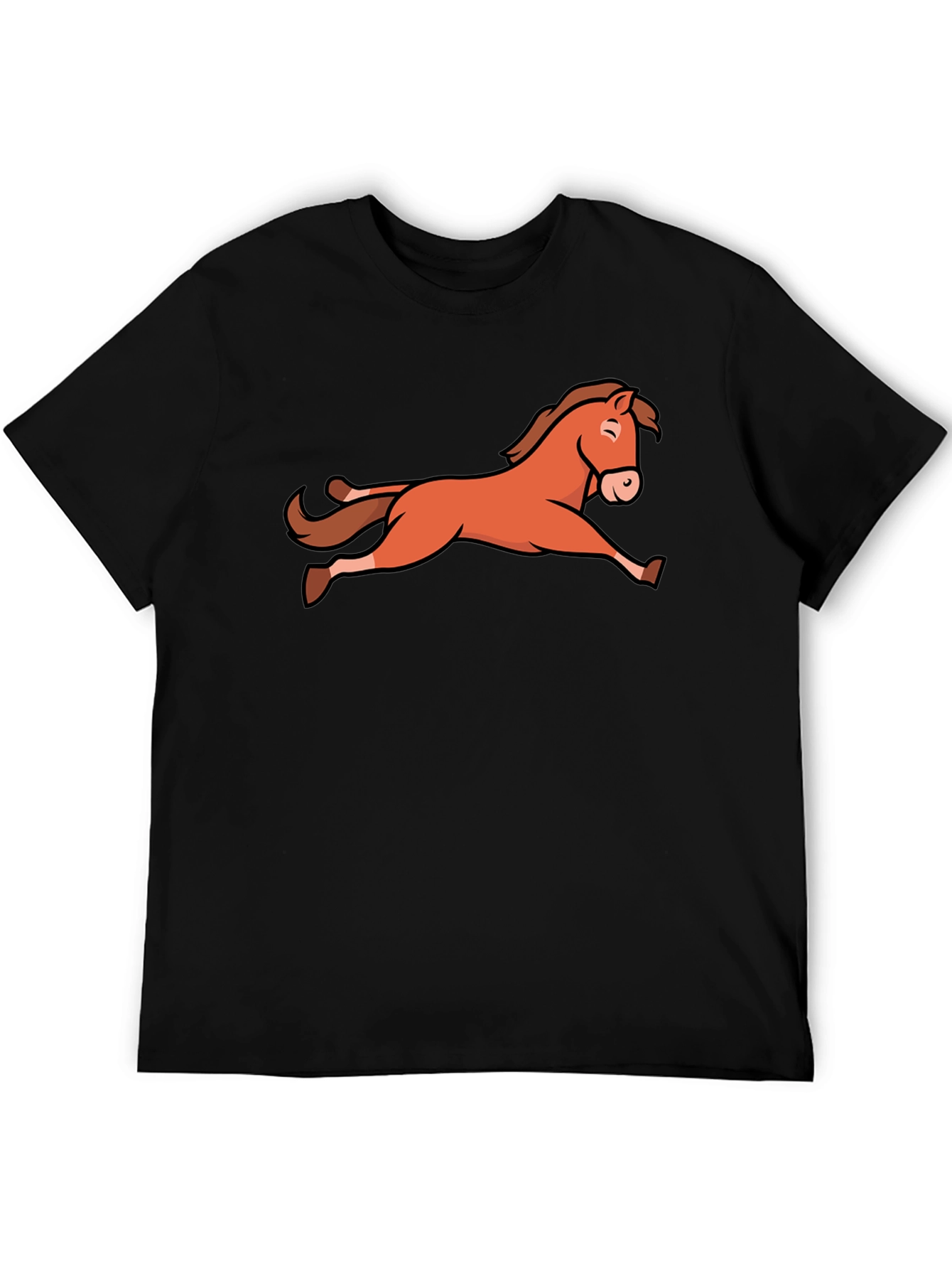 Horse Graphic Black T-Shirt