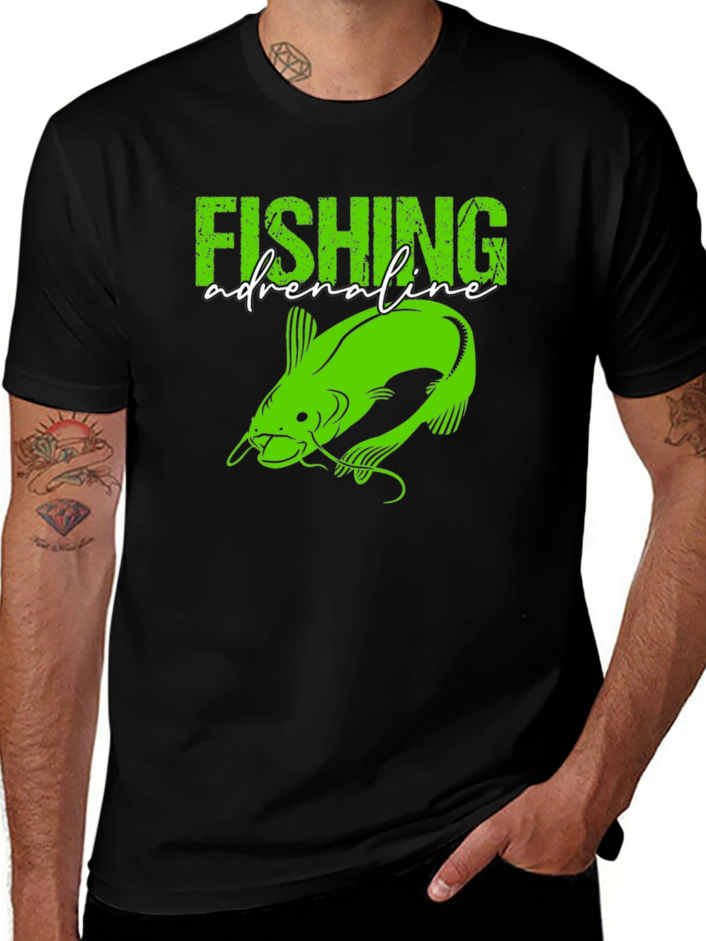 Fishing Adrenaline T-Shirt - Angler Gift