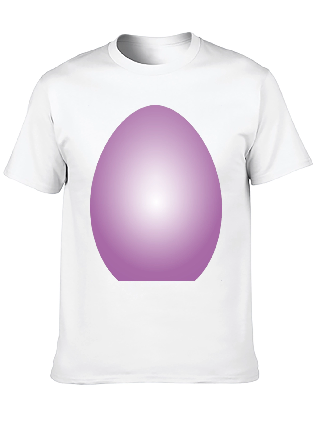 Gradient Egg Graphic Tee - Black Casual Shirt