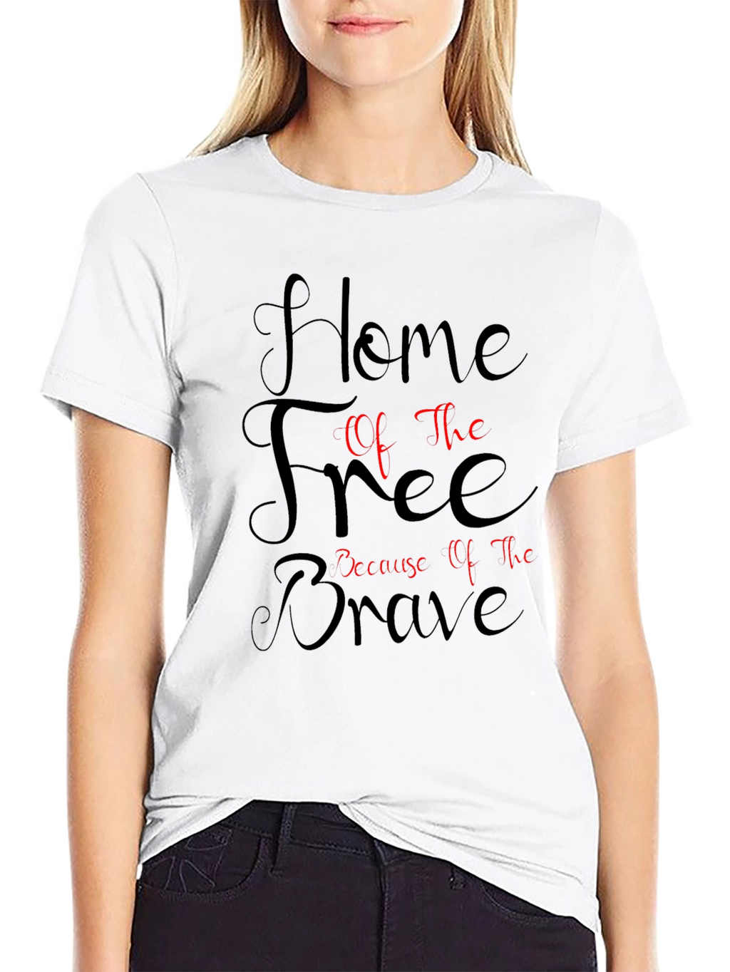 Home of the Free Patriotic Graphic Tee
