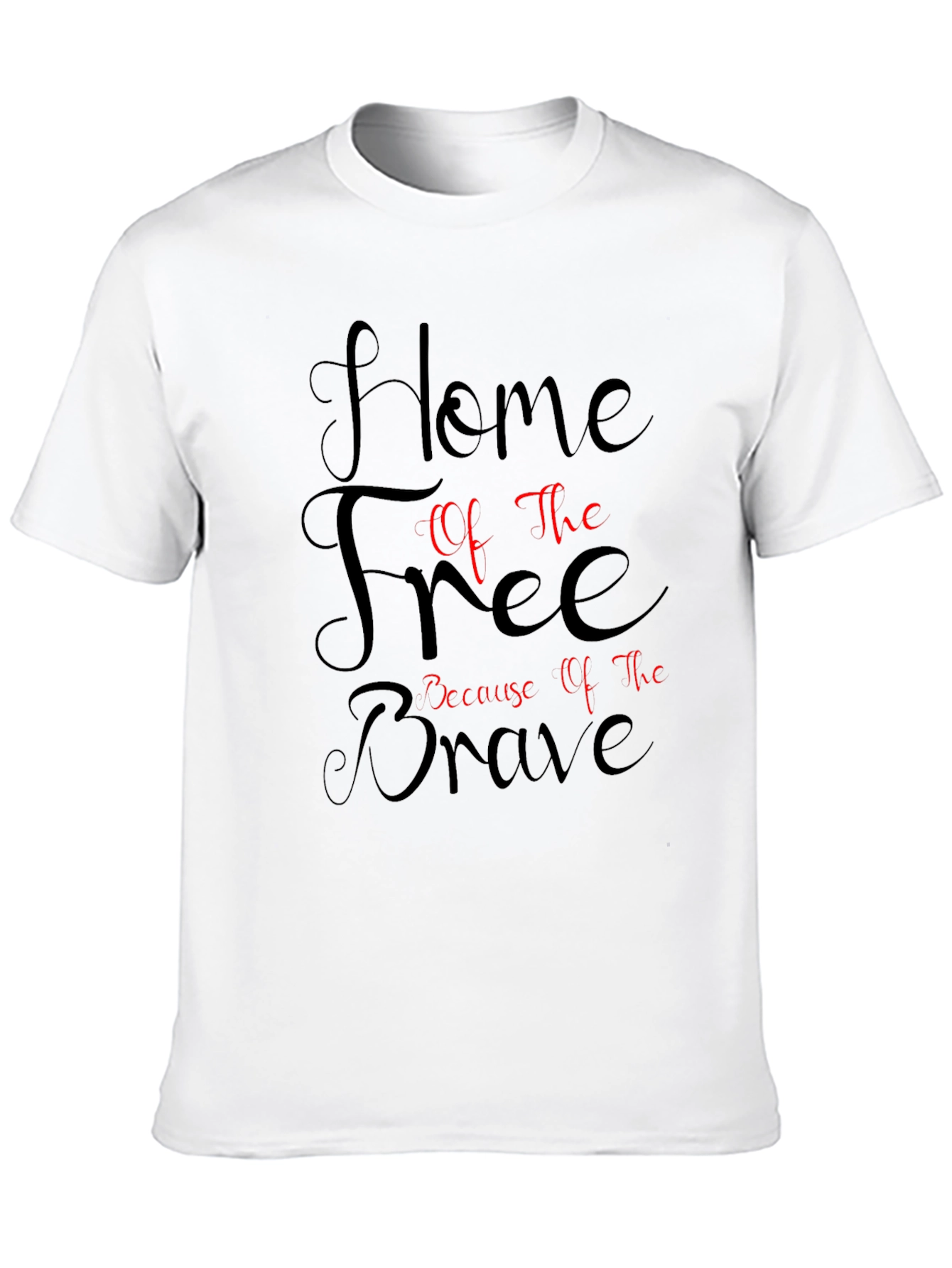 Home of the Free Patriotic Graphic Tee