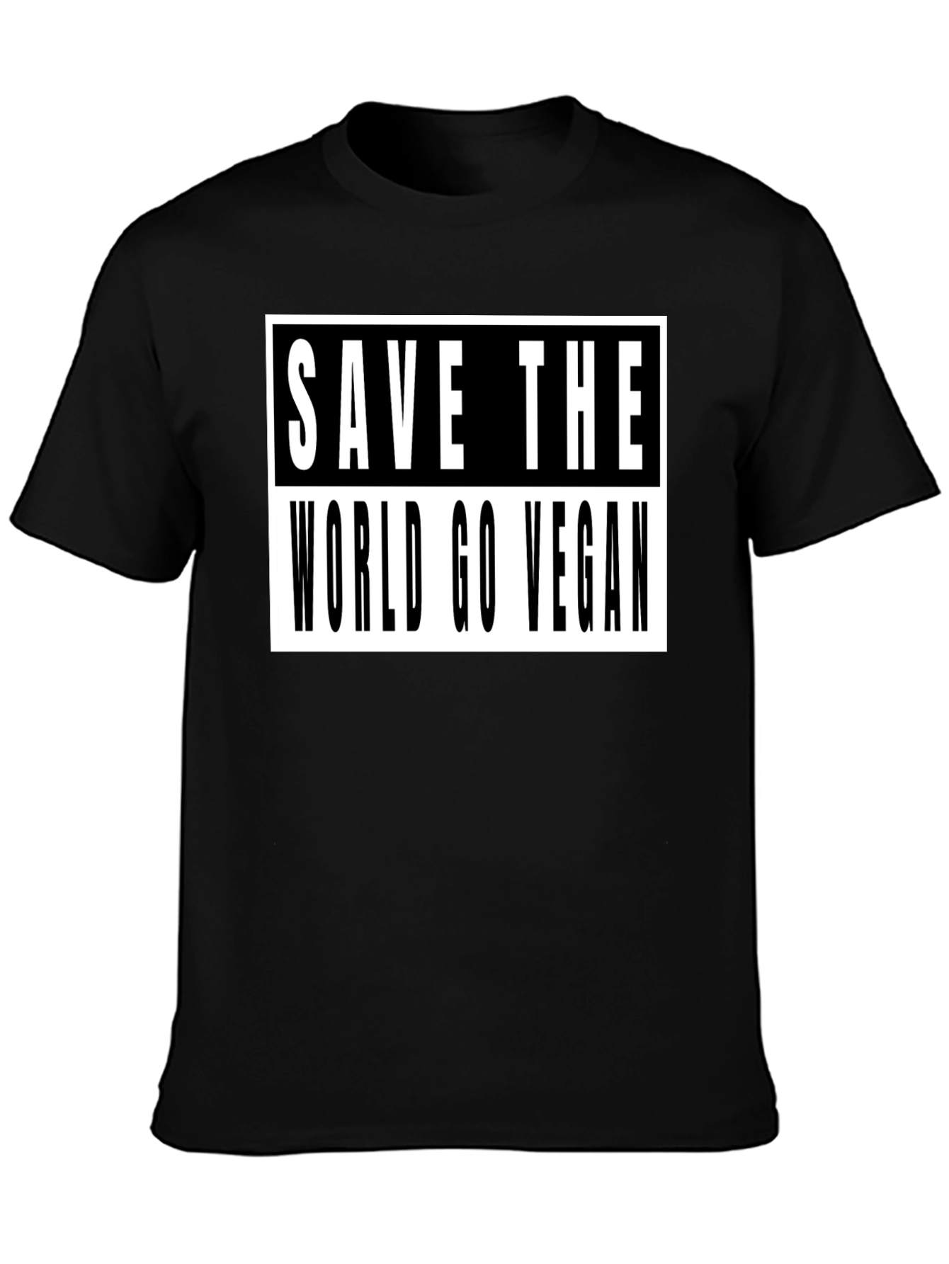Save The World Go Vegan T-Shirt