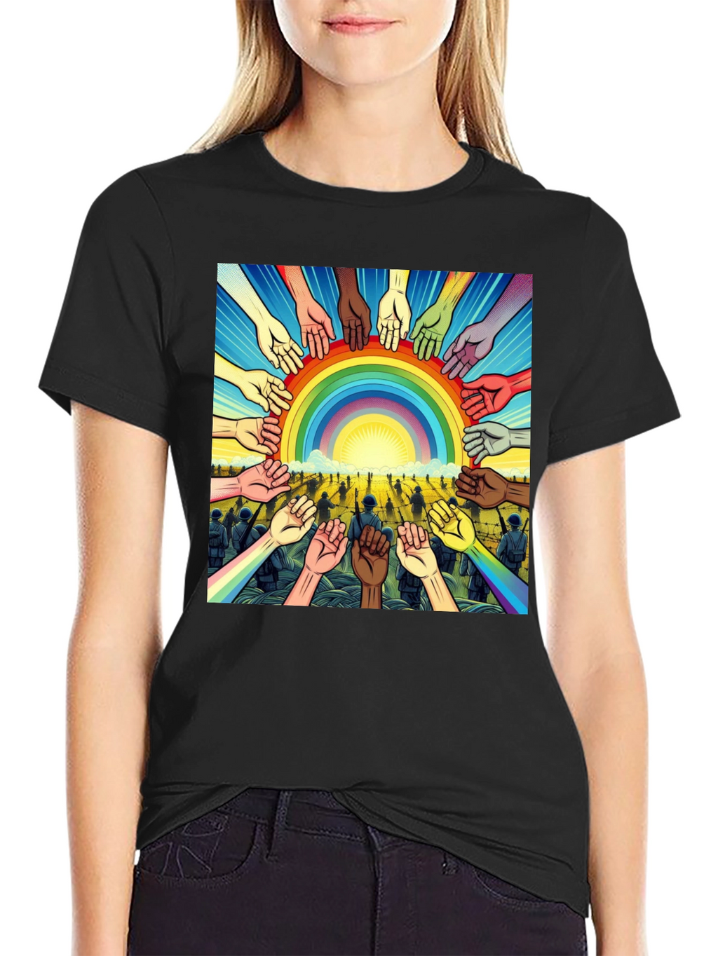 Unity Rainbow Graphic Tee
