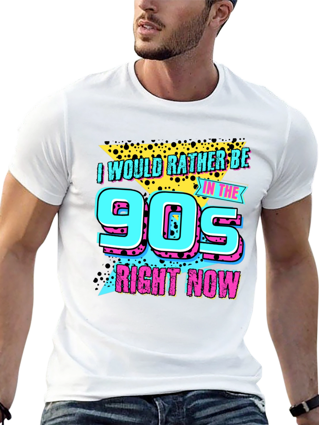 90s Throwback Graphic Tee - Retro Style