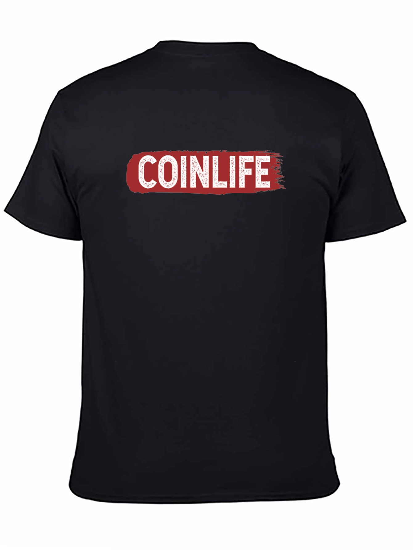 Coinlife Graphic T-Shirt - Black Crew Neck