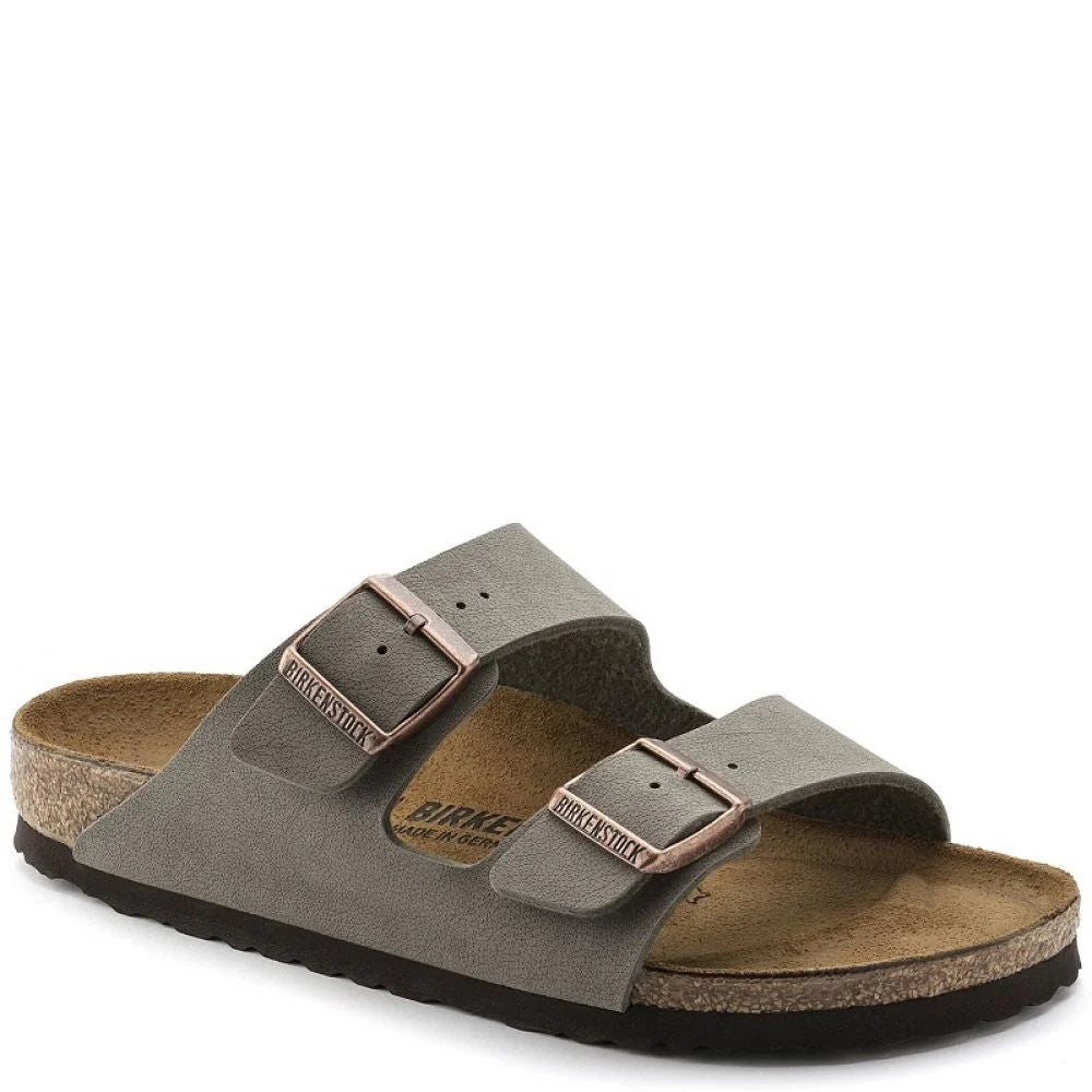 Birkenstock Arizona Birkibuc in Stone