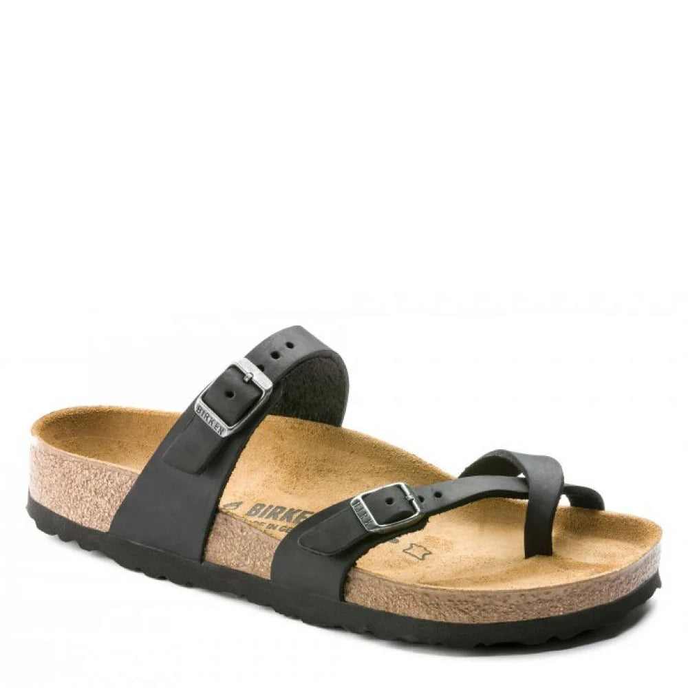 Birkenstock Women's Mayari Oiled Leather in Black