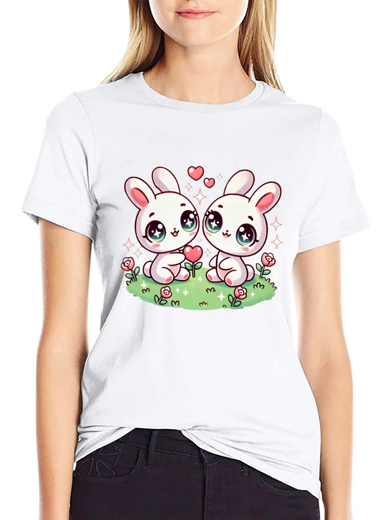 Cute Bunny Love T-Shirt