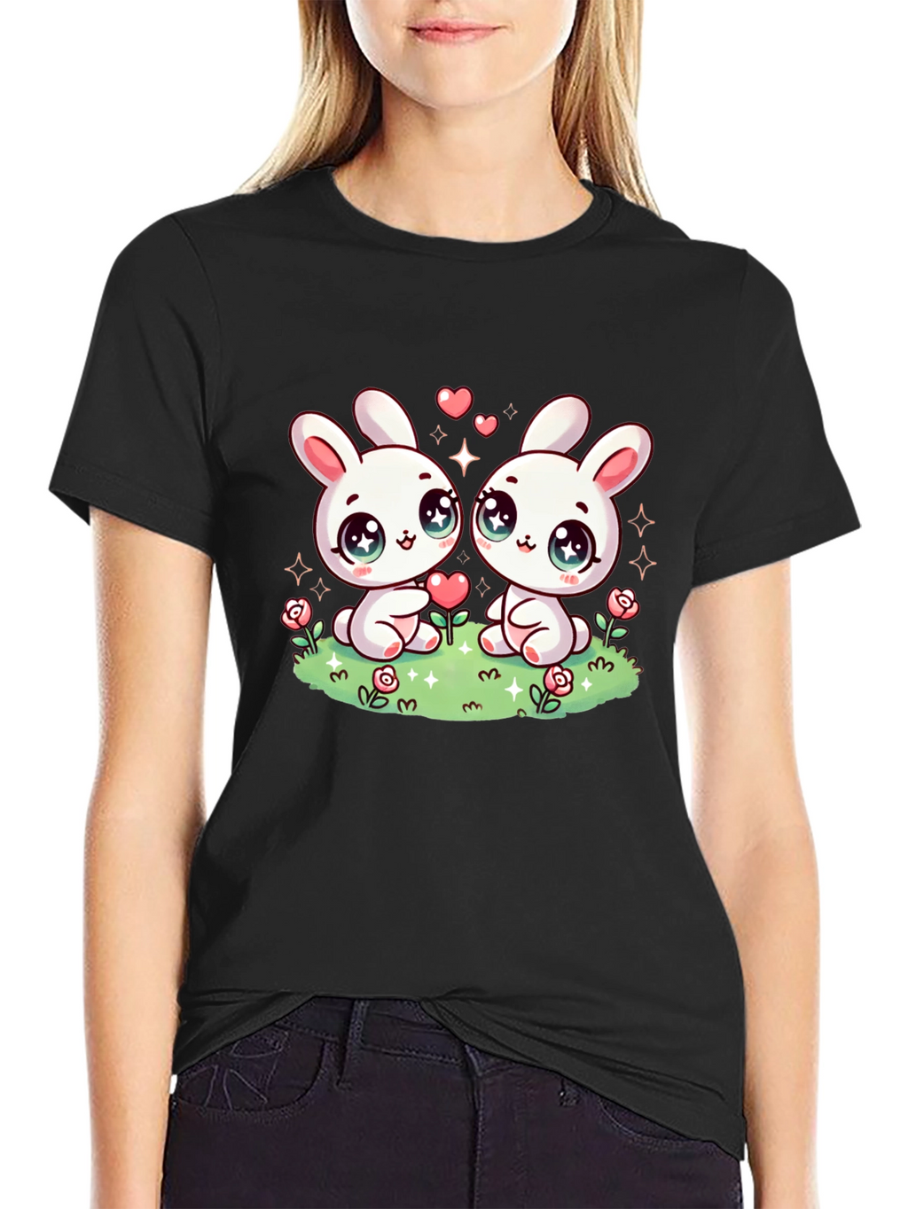 Cute Bunny Love T-Shirt