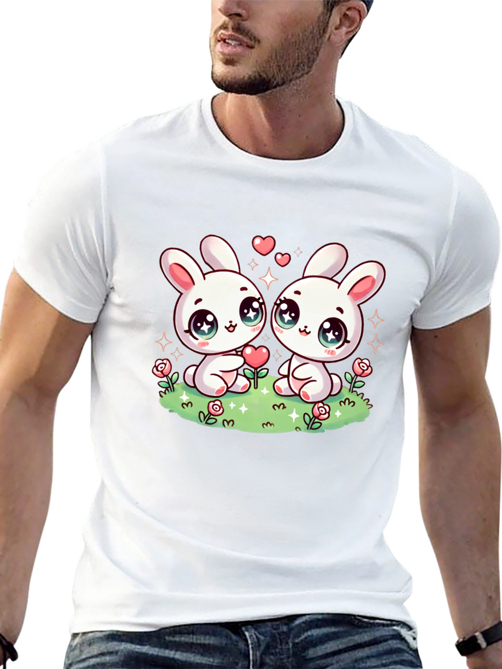 Cute Bunny Love T-Shirt