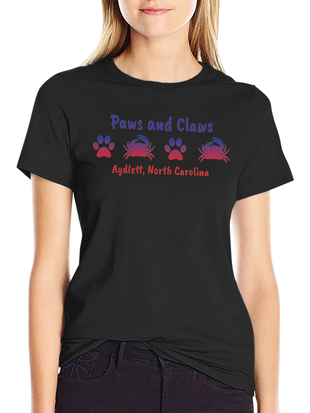 Paws and Claws T-Shirt - Aydlett North Carolina