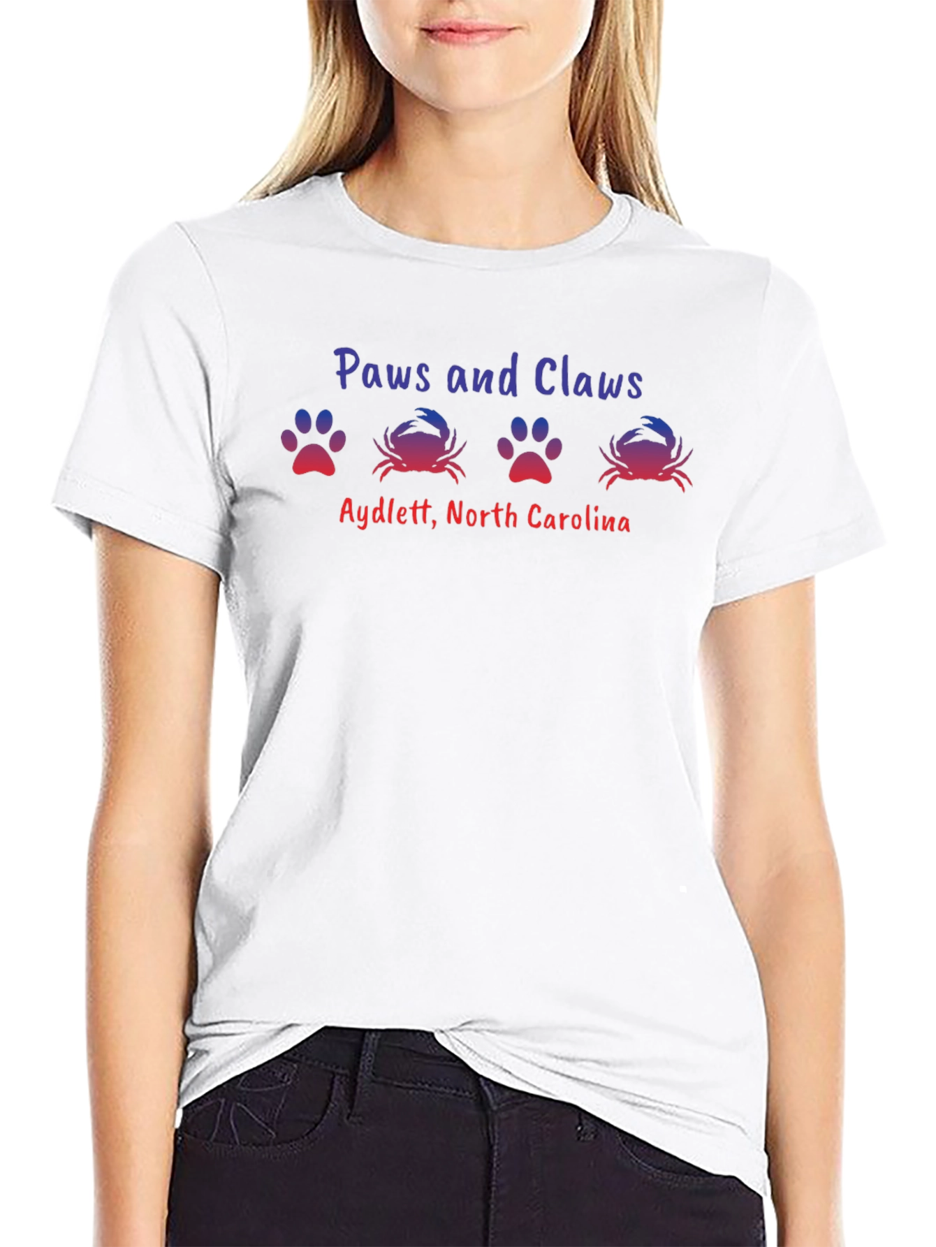 Paws and Claws T-Shirt - Aydlett North Carolina