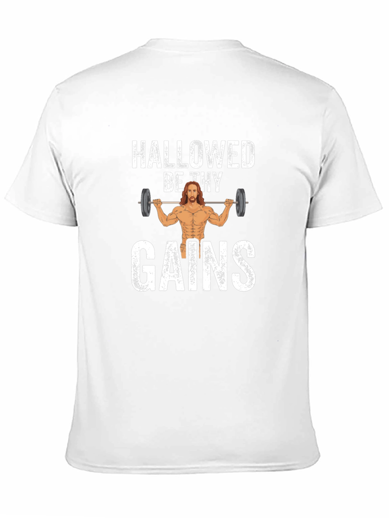 Hallowed Be Thy Gains Graphic T-Shirt - Black