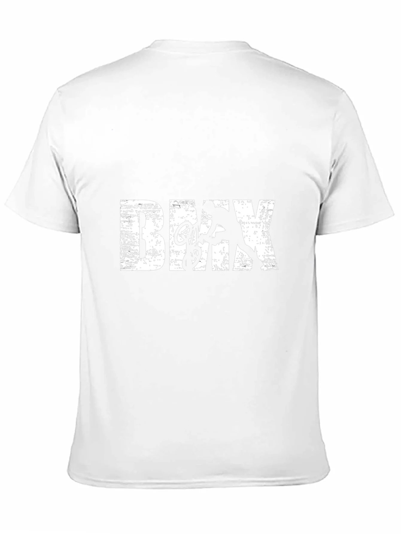 BMX Bike T-Shirt - Black Cotton Graphic Tee for Cyclists
