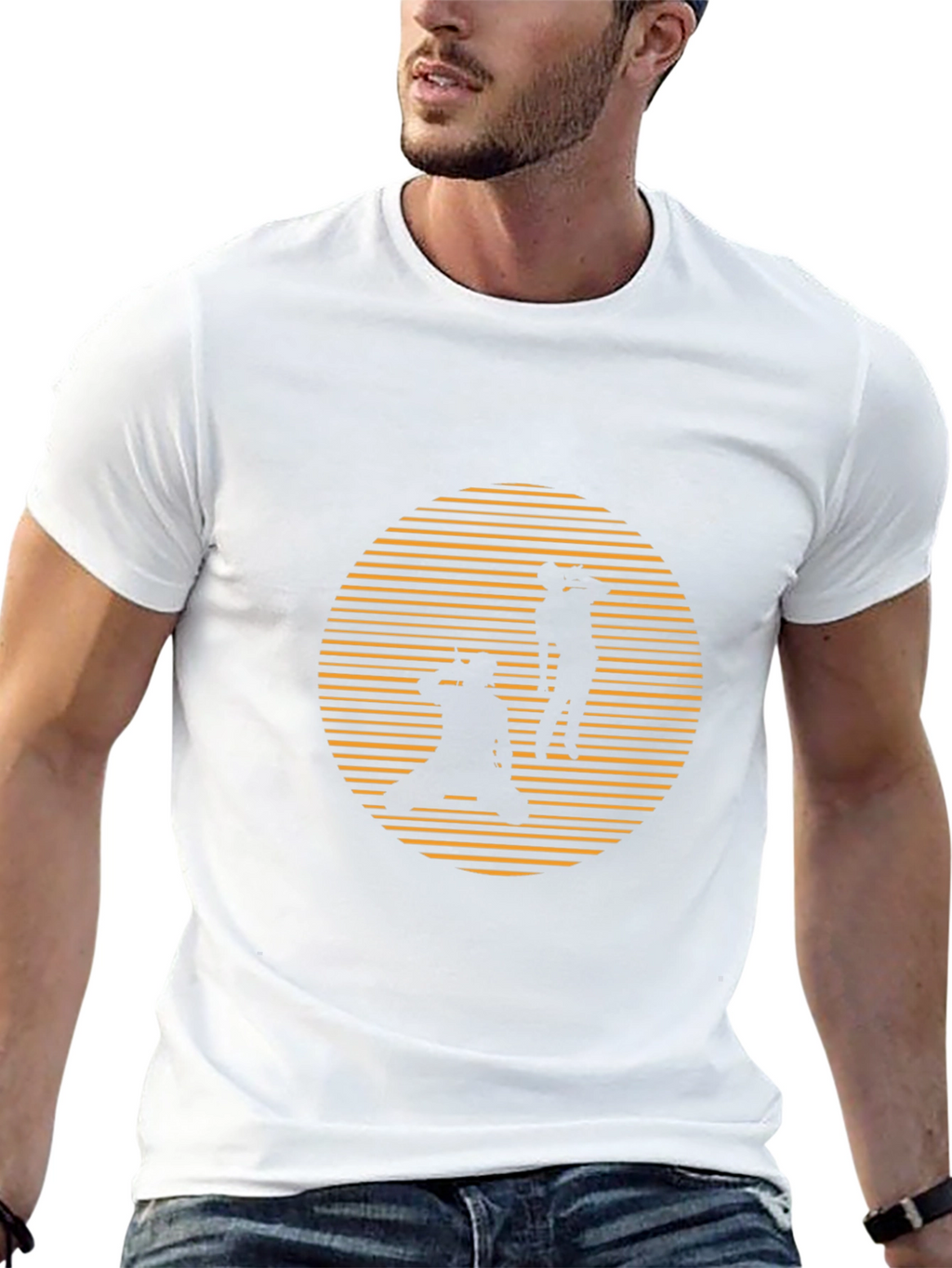 Retro Silhouette Graphic T-Shirt