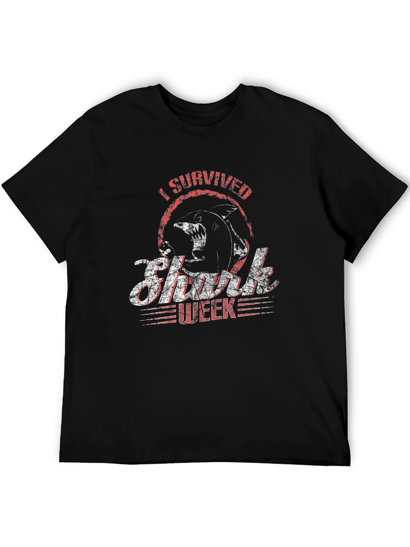 I Survived Shark Week Graphic T-Shirt
