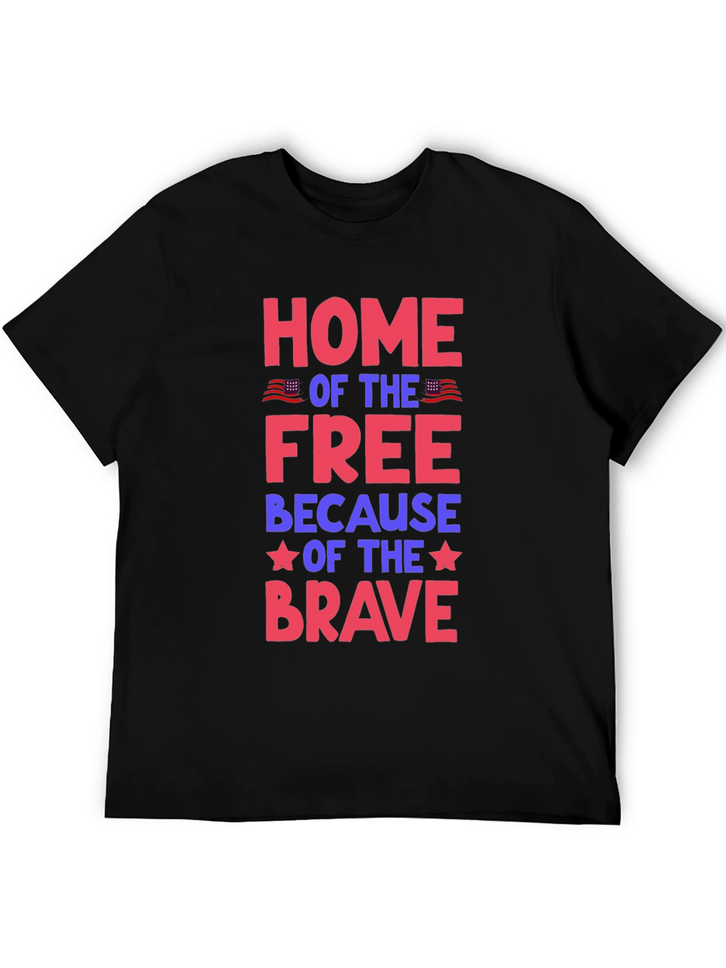 Patriotic Home of the Free Graphic Tee
