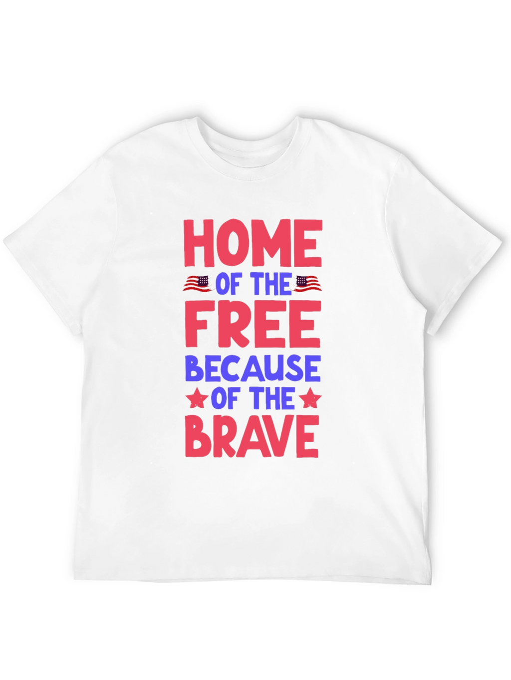 Patriotic Home of the Free Graphic Tee