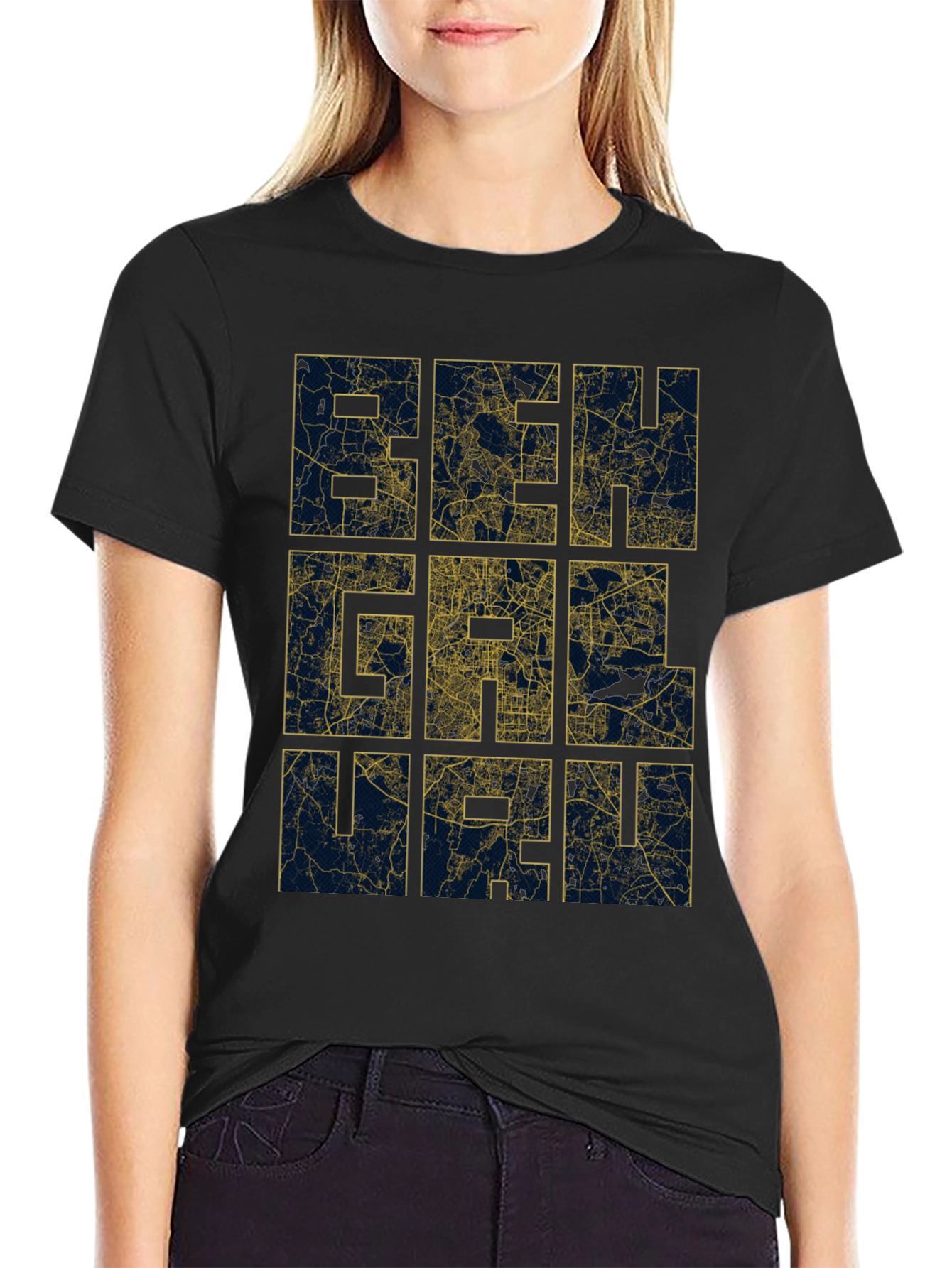 Beirut Map T-Shirt - Cityscape Design