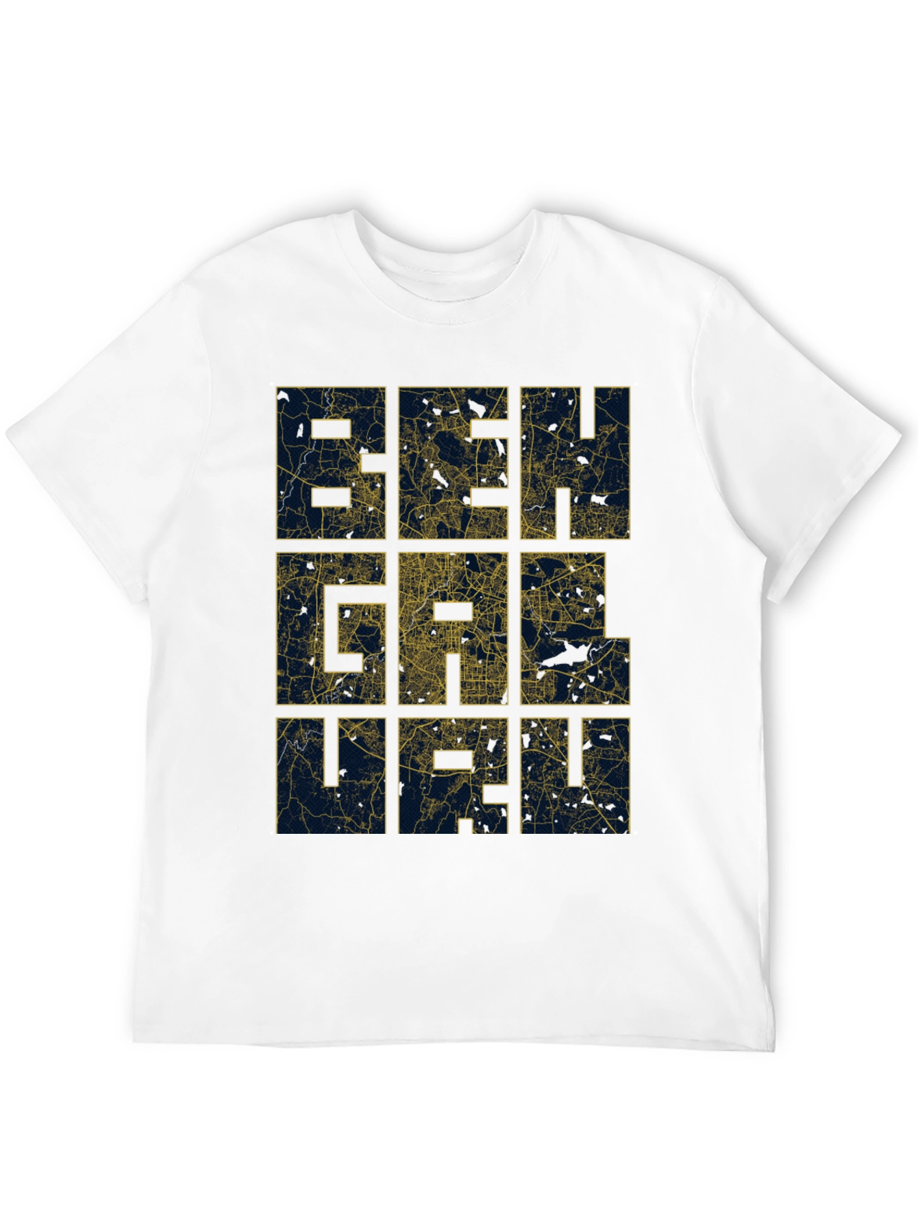 Beirut Map T-Shirt - Cityscape Design