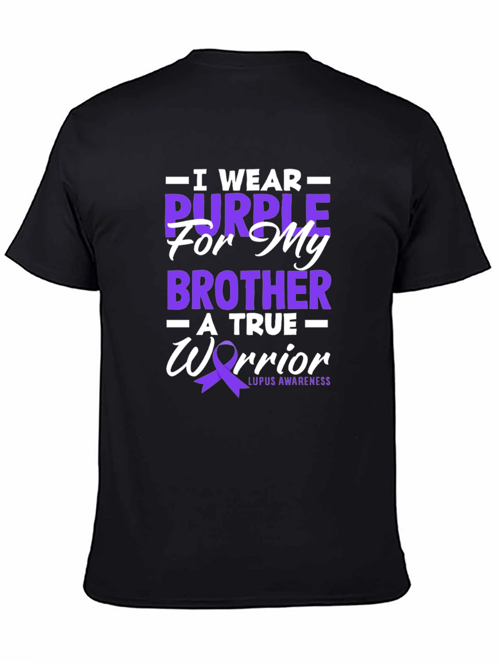 Purple Ribbon Lupus Awareness T-Shirt