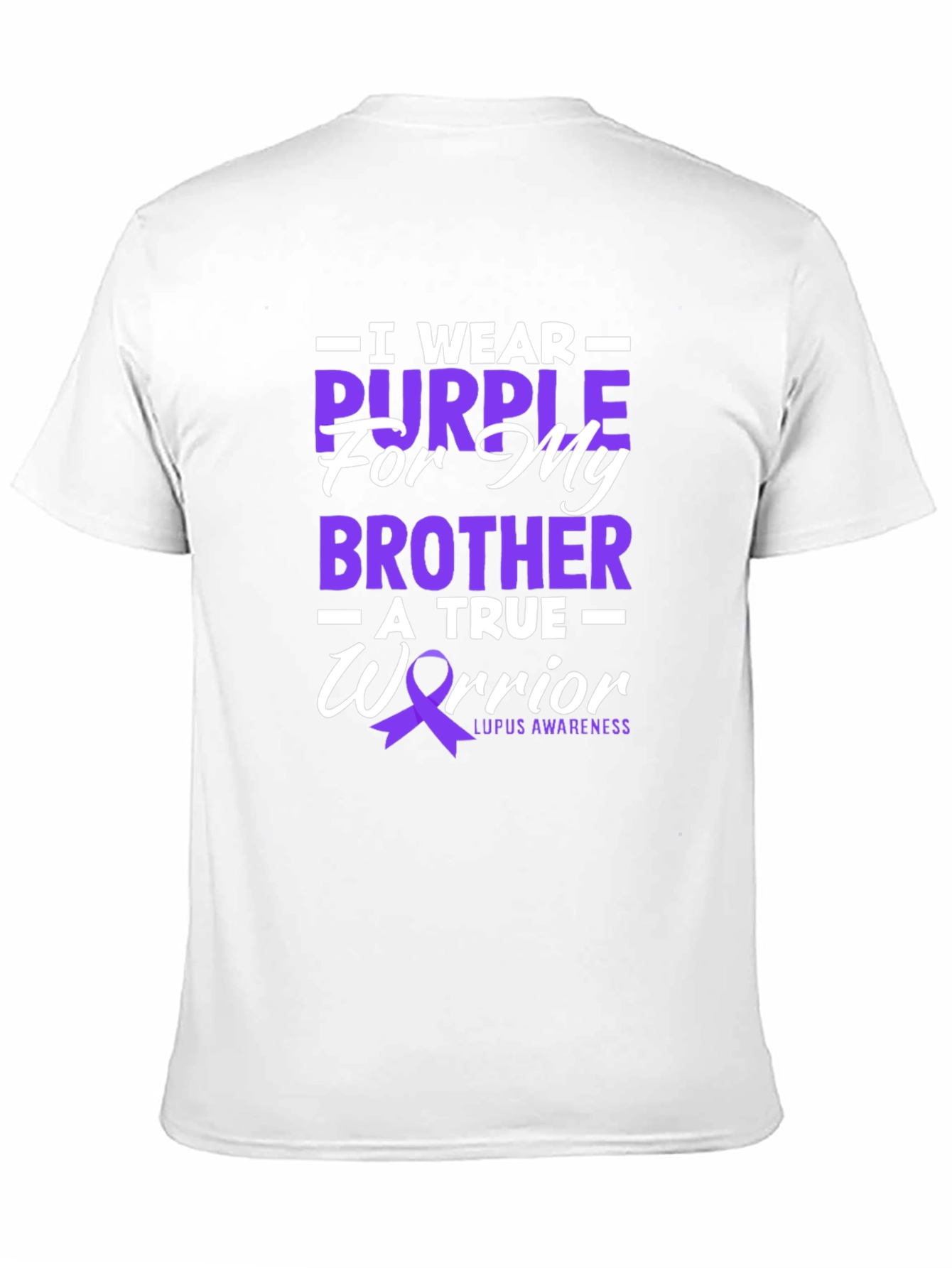 Purple Ribbon Lupus Awareness T-Shirt