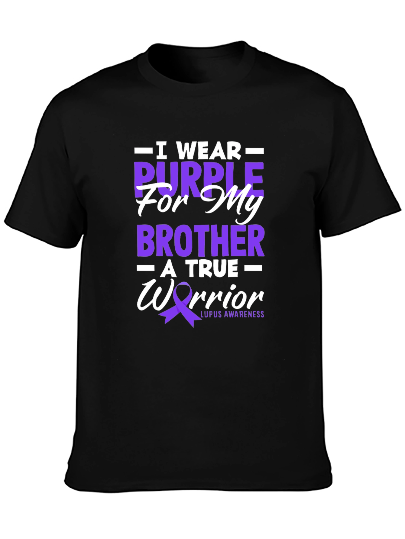 Purple Ribbon Lupus Awareness T-Shirt