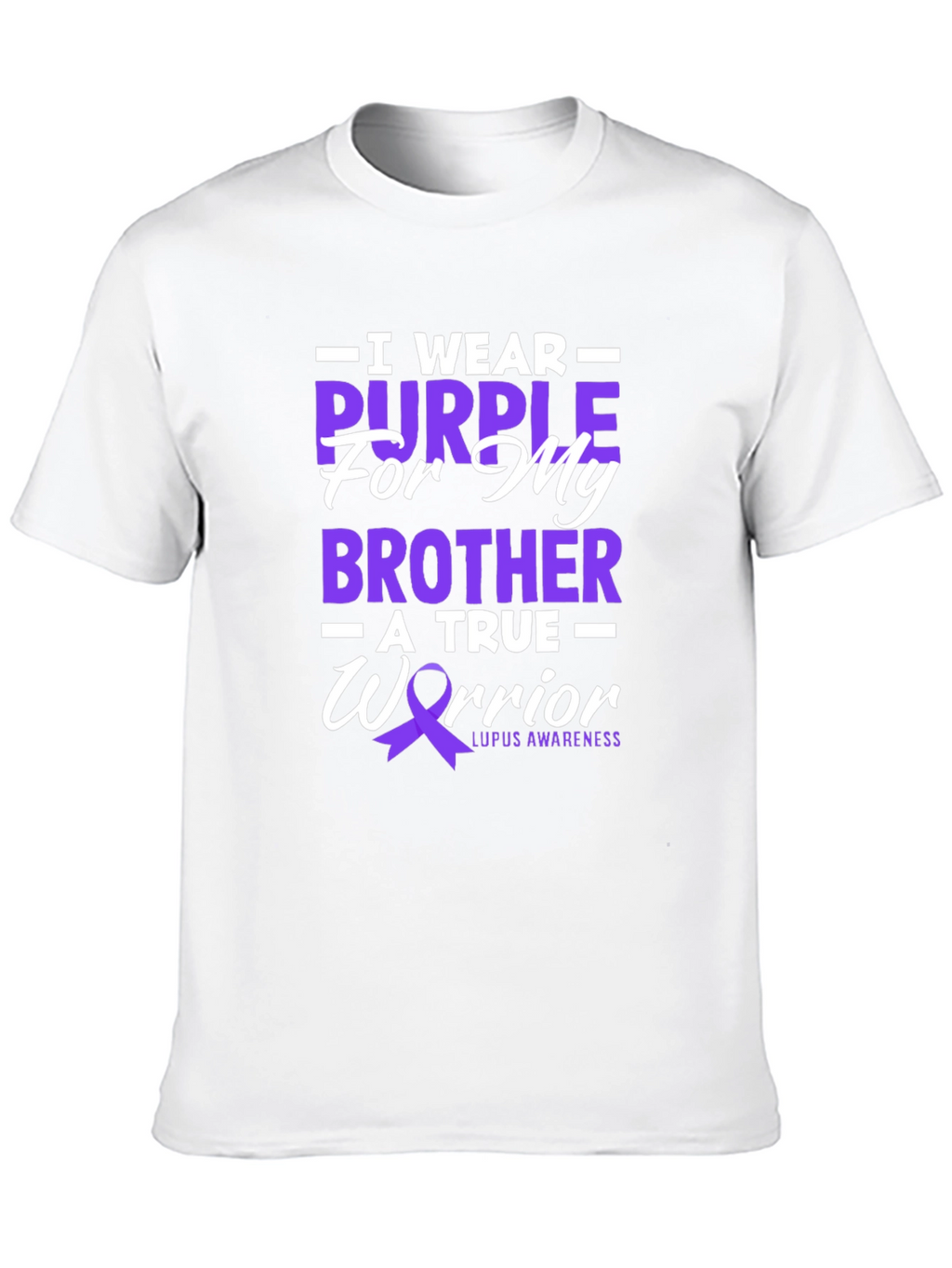 Purple Ribbon Lupus Awareness T-Shirt