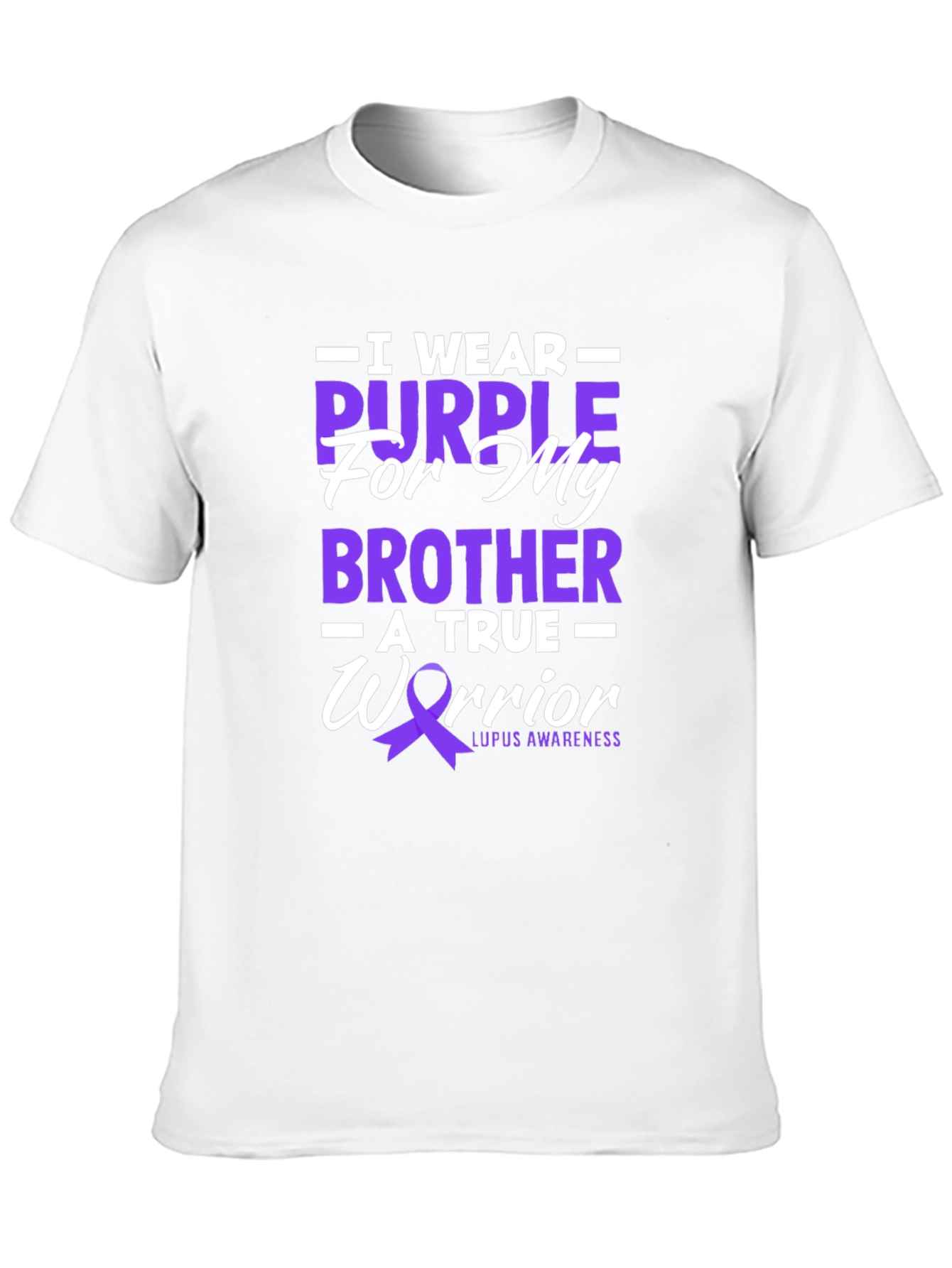 Purple Ribbon Lupus Awareness T-Shirt