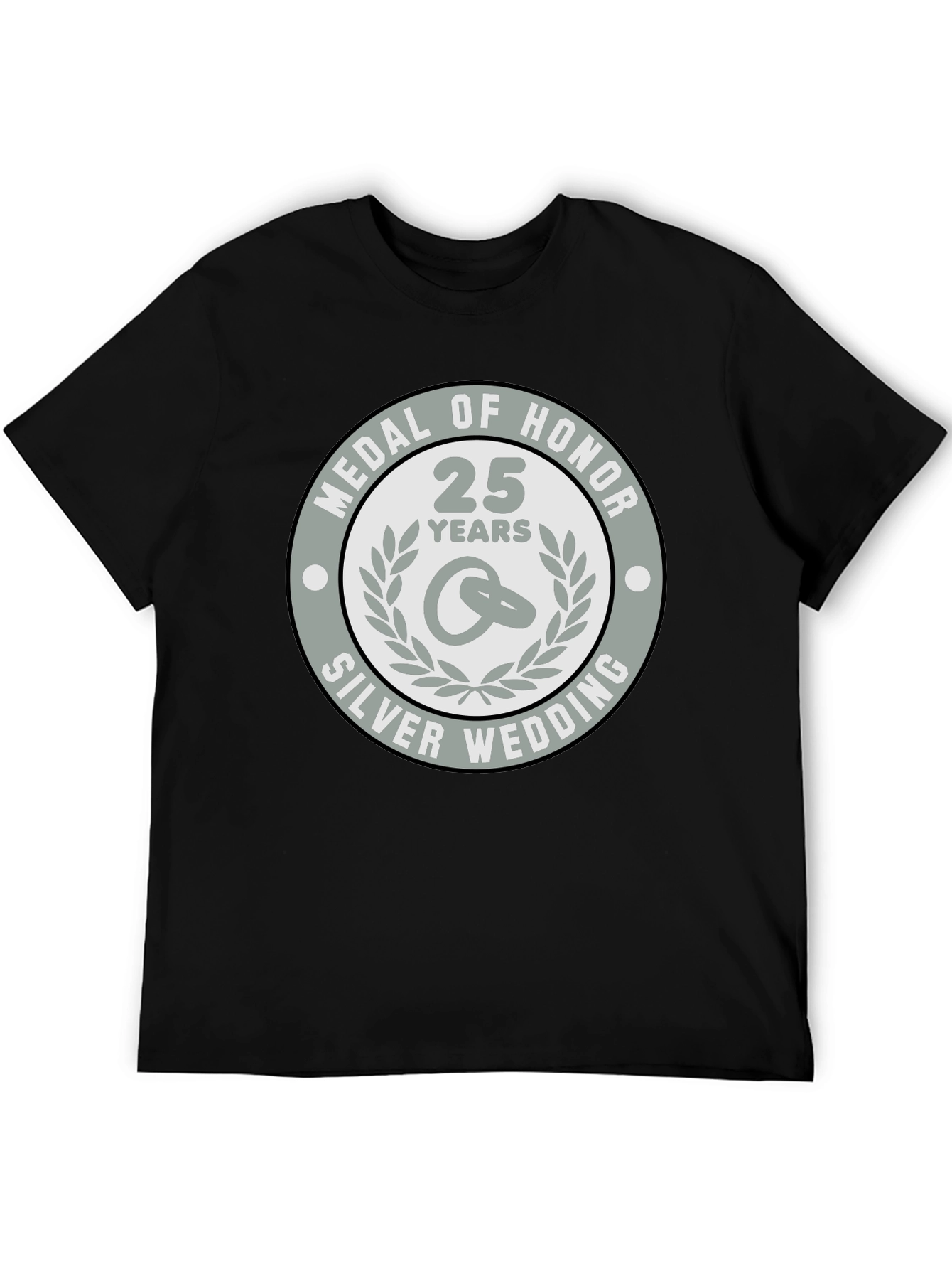 Silver Wedding Anniversary Medal of Honor T-Shirt
