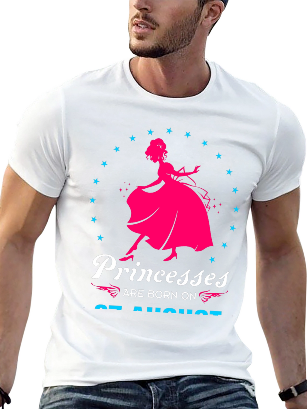Princesses Born on August T-Shirt
