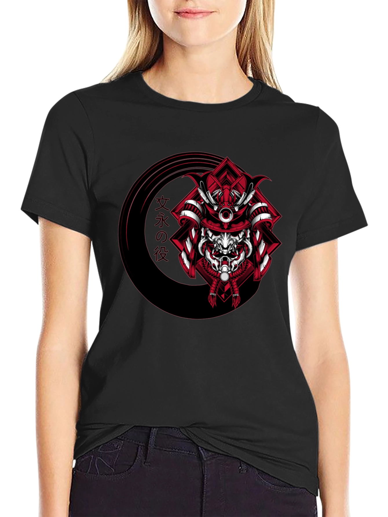 Samurai Graphic Tee - Japanese Warrior Style