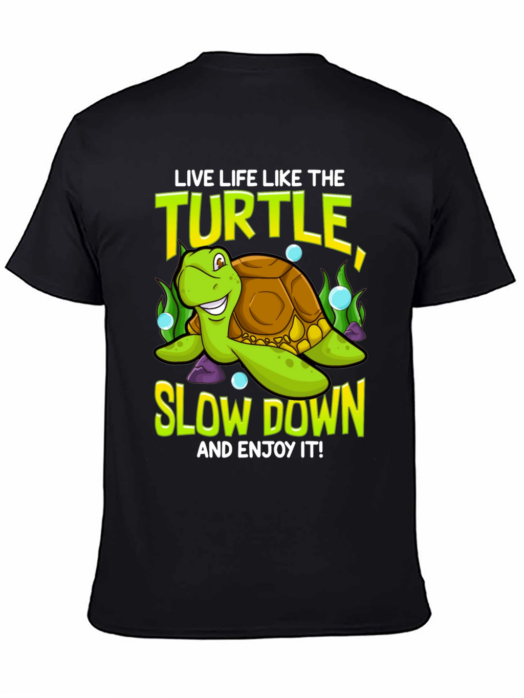 Live Like the Turtle Graphic T-Shirt