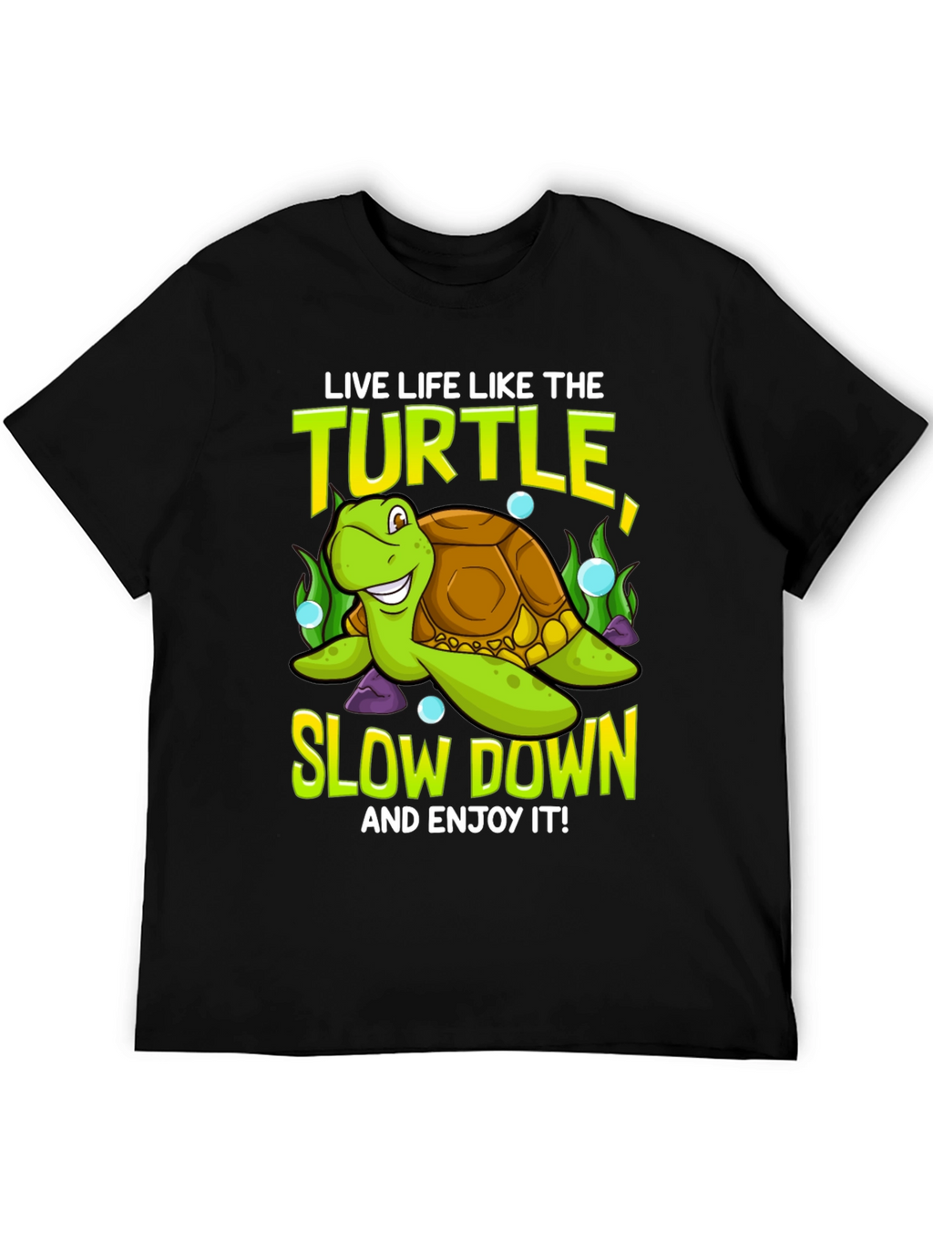 Live Like the Turtle Graphic T-Shirt