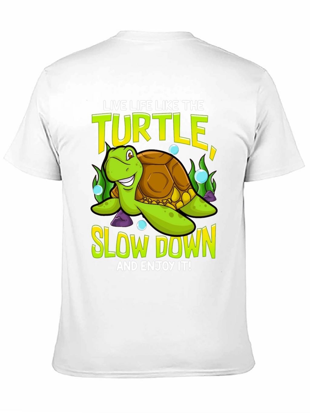 Live Like the Turtle Graphic T-Shirt