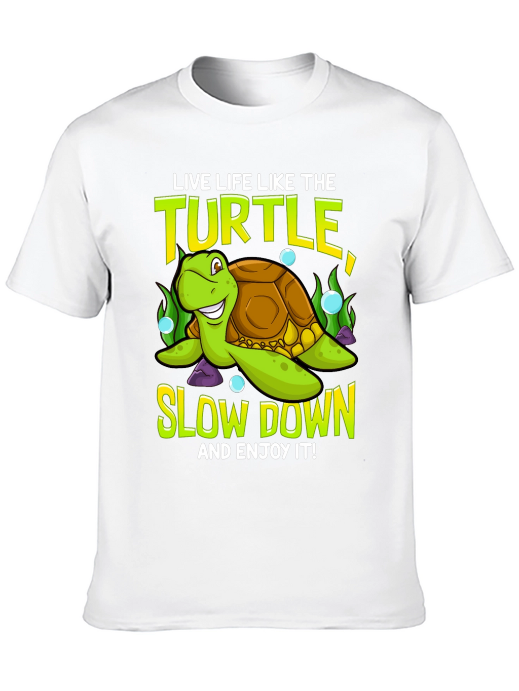 Live Like the Turtle Graphic T-Shirt