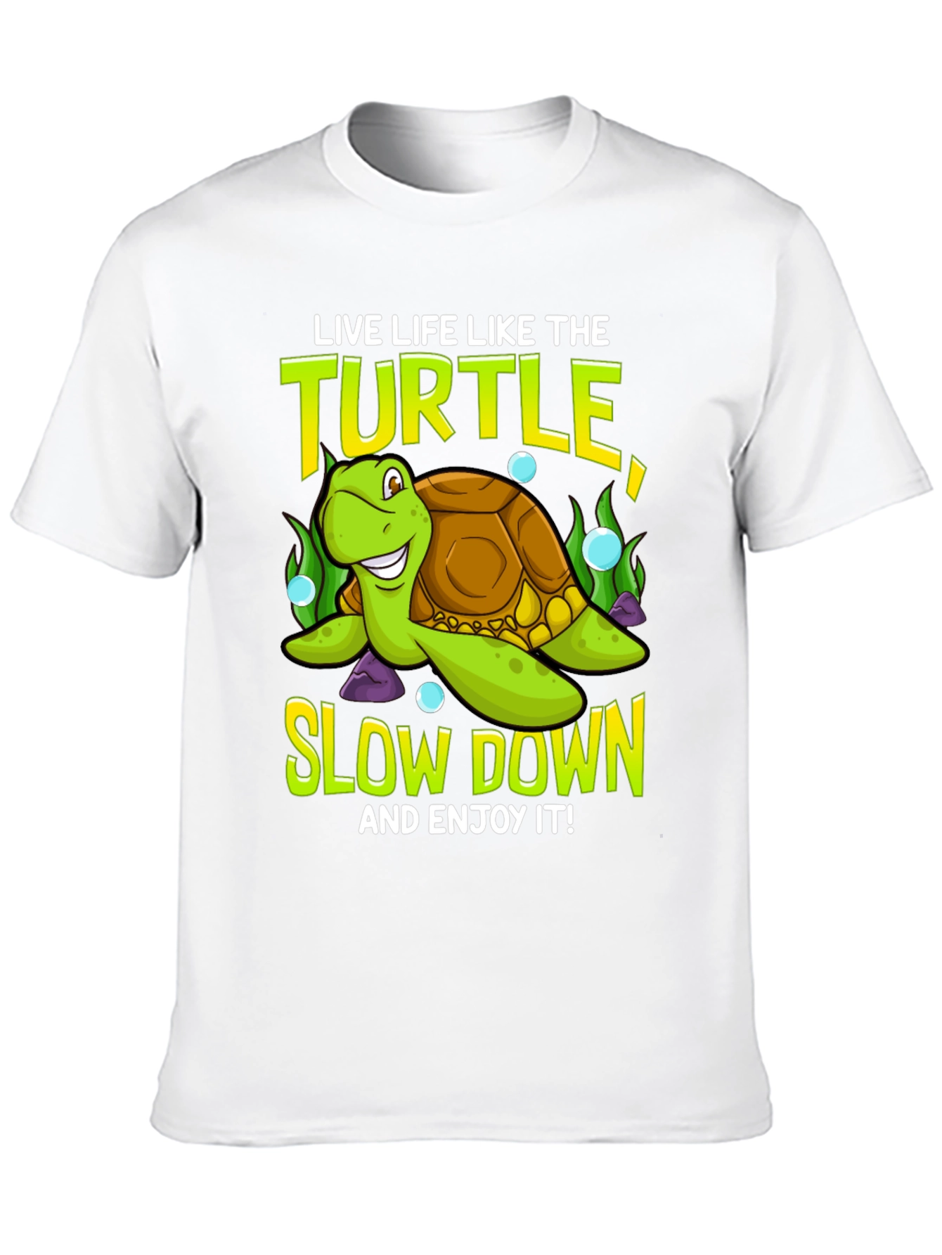 Live Like the Turtle Graphic T-Shirt