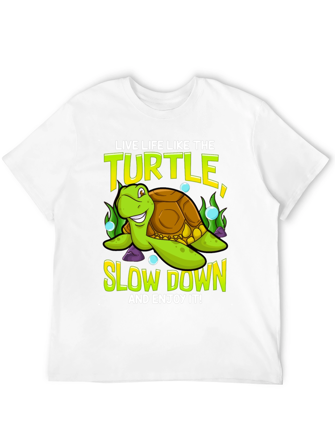 Live Like the Turtle Graphic T-Shirt