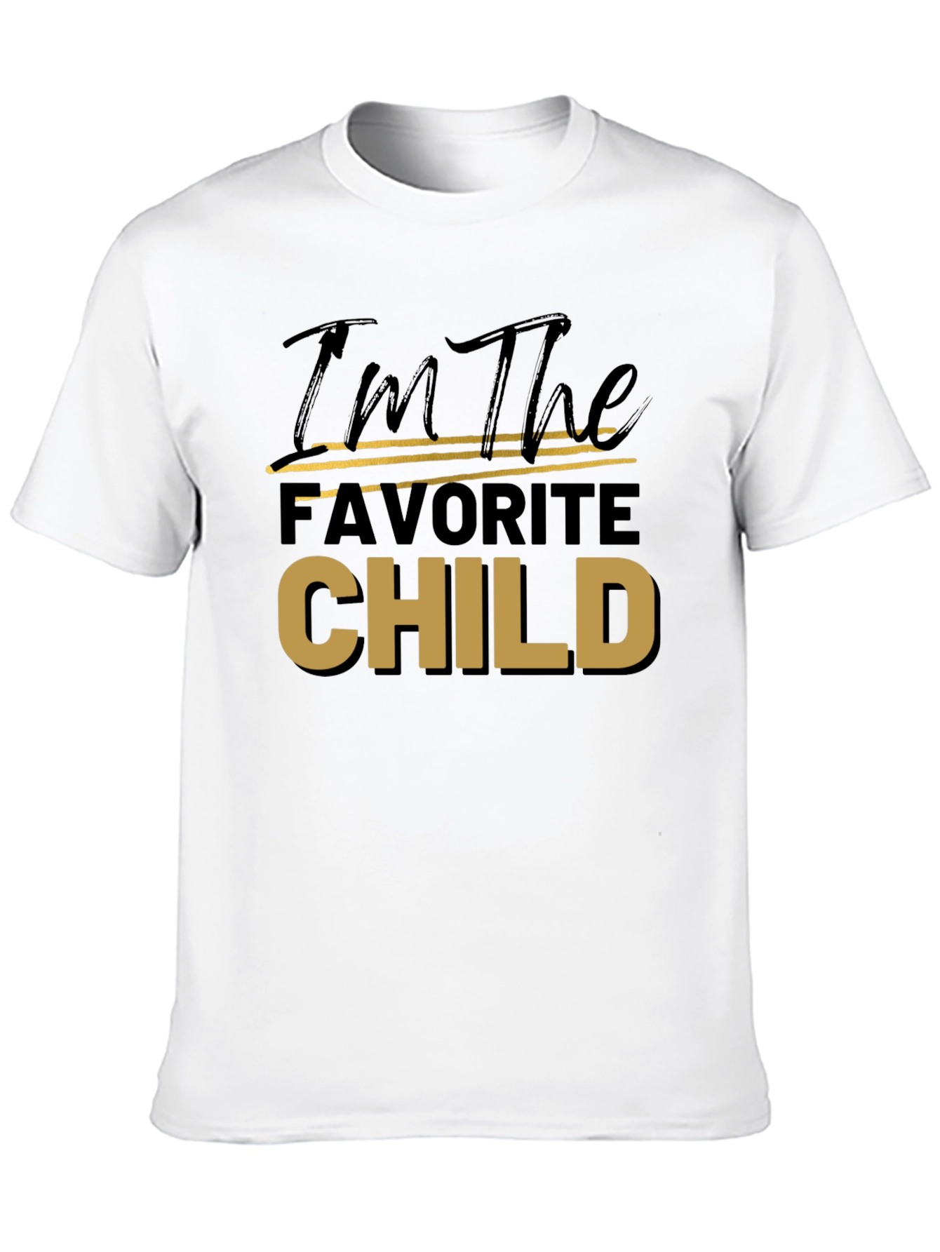 Favorite Child Tee - Black Cotton T-Shirt