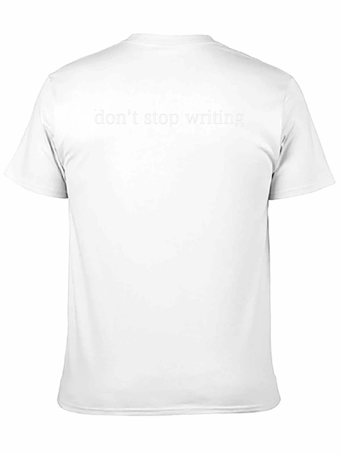 Dont Stop Writing Tee - Black Graphic T-Shirt