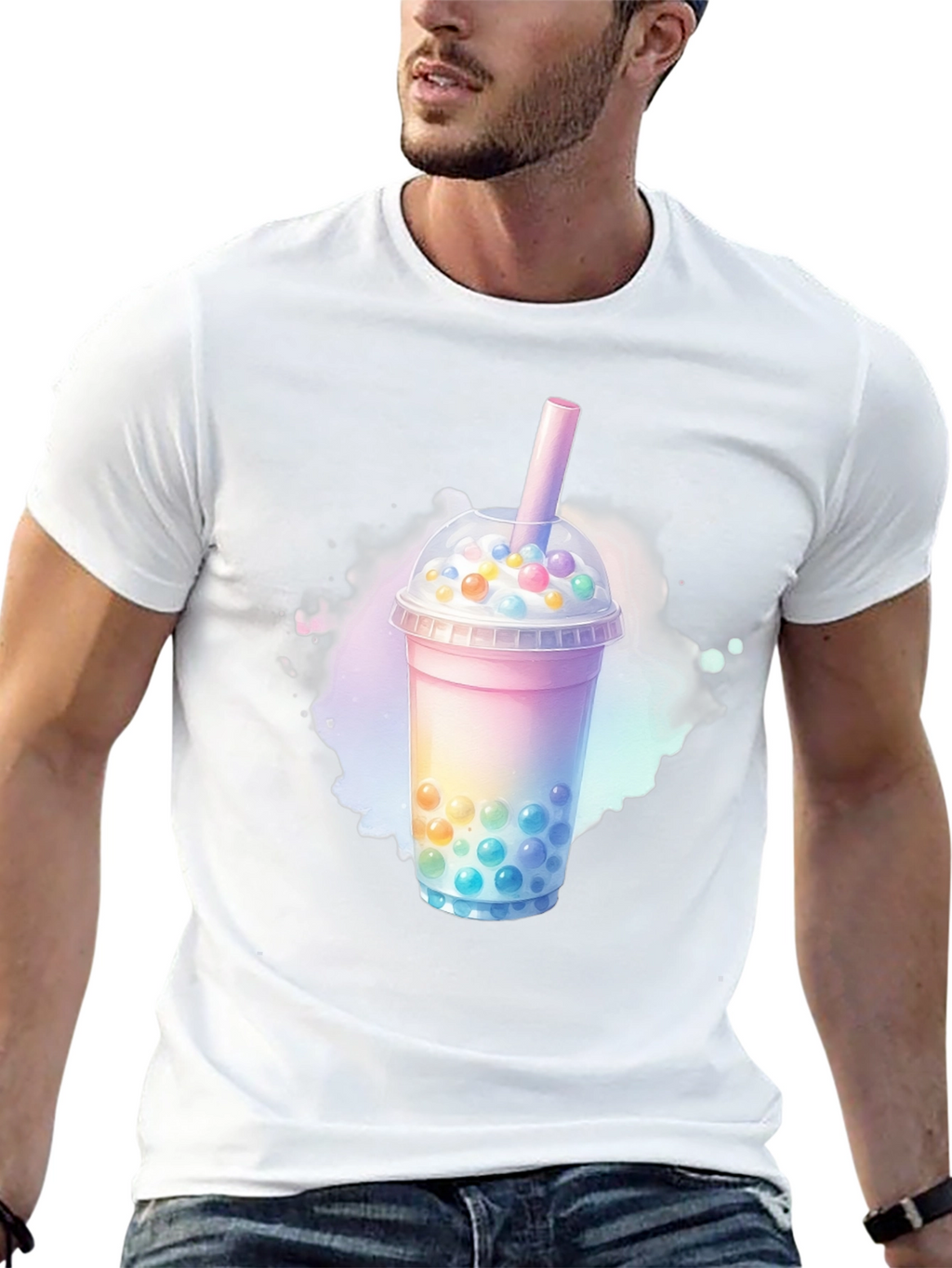 Bubble Tea Graphic Tee - Unique & Fun Design