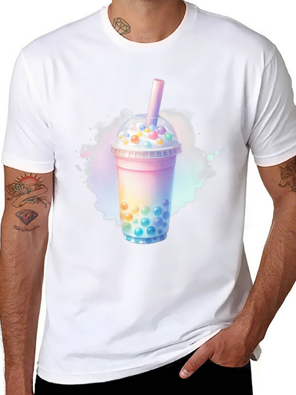 Bubble Tea Graphic Tee - Unique & Fun Design